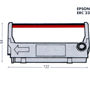 BASIC EPSON CINTA ERC-23 NEGRO/ROJO